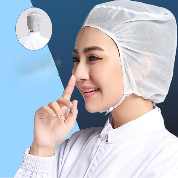 Kockhatt Arbetshatt VIT White
