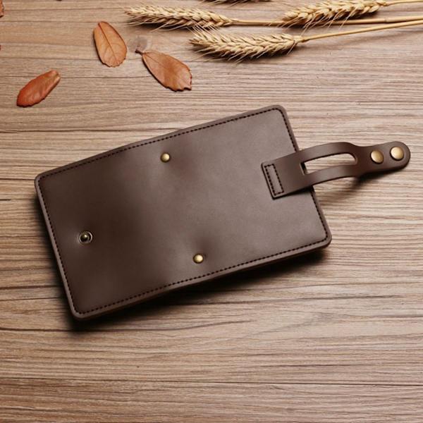 Multi-Card Position Card Bag PU-korthållare WINE RED Wine Red