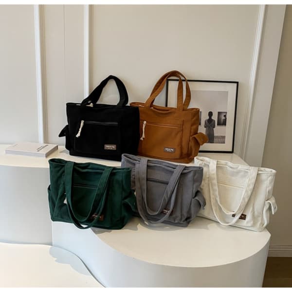 Skuldertaske Tote Bag GRÅ Grey