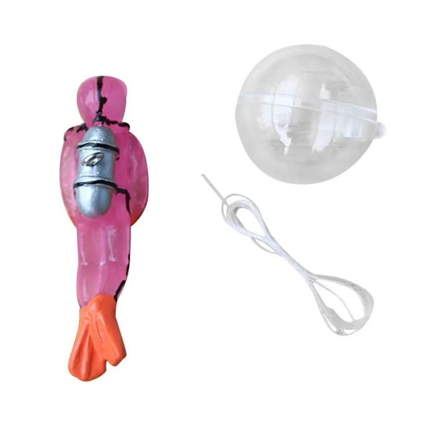 Simulation Diver Floating Diver Nedsänkt Dekoration ROSA pink