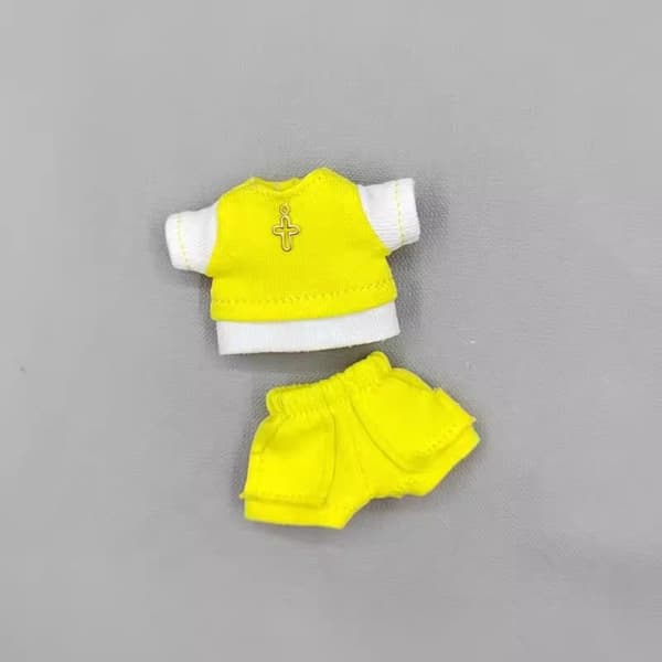 Docka Bomulls T-shirt Shorts Kostym GRÖN Green