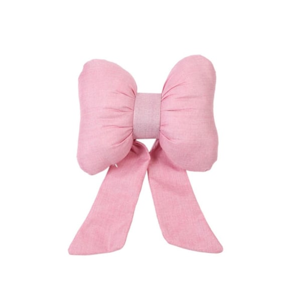 Auton niskatuen tyyny Bowknot kaulatyyny PINK NISKAN TYYNY pink Headrest Pillow-Headrest Pillow