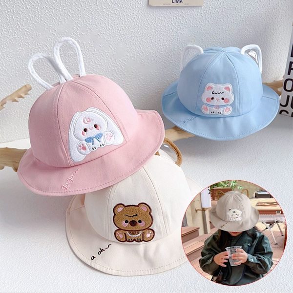 Baby Bucket Hat Solhætte BEIGE Beige