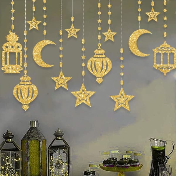 Eid Mubarak -lippu Eid al-Fitr -juhliin 3 3