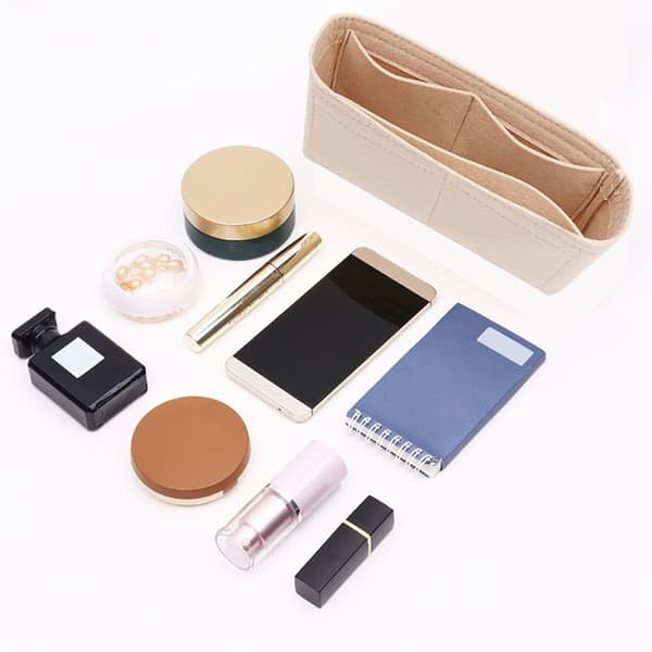 Huopasisälaukku Beige S Beige S
