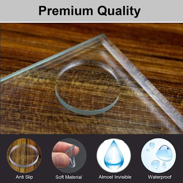 20 STK Glas Bordplade Anti Slip Pads Glas Bordplade Kofangere