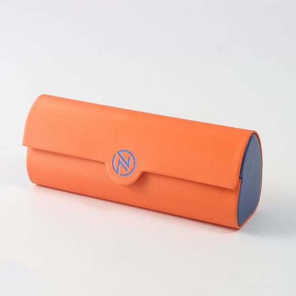 Glasögonlåda Glasögonfodral ORANGE orange