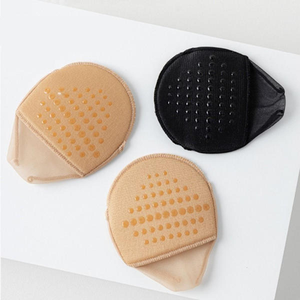 1 Par Half Feet Sokker Halv Palm Foot Pad APRIKOS Apricot