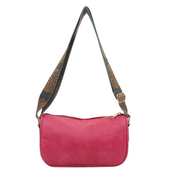 Retro kuddform väska Axelväska ROSE RED Rose Red