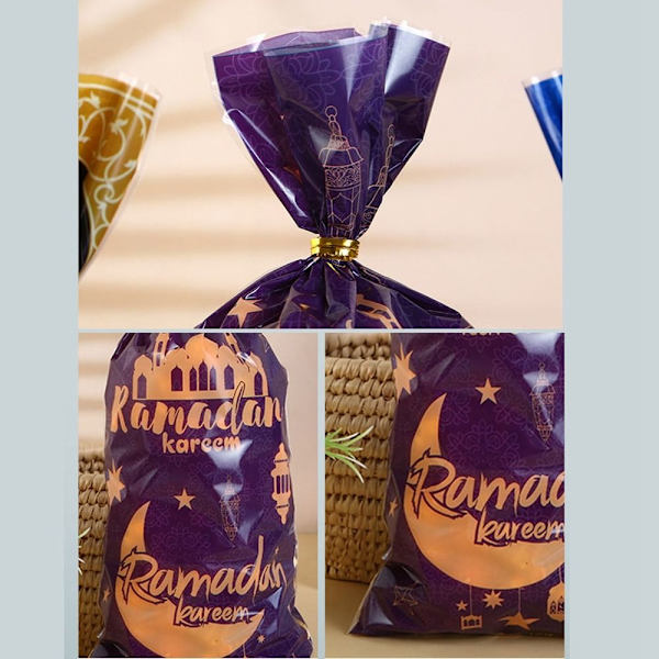 50 kpl Eid Mubarak -makeiskasseja Keksipusseja TYYLIT 3 TYYLIT 3