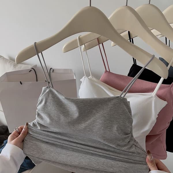 Naisten Toppi VAALEANHARMAA Light grey