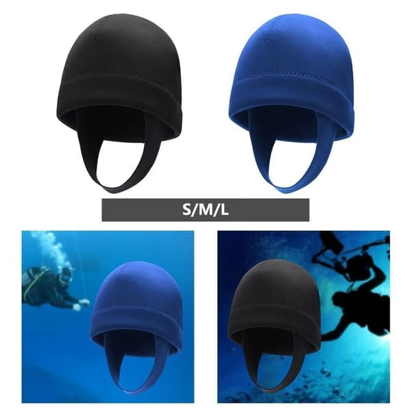 Snorkelmössa Våtdräktsmössa ROSRÖD S Rose red S