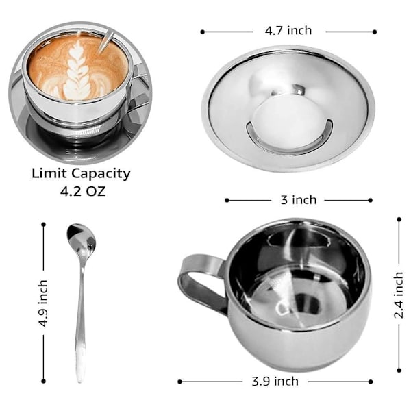 Espressomuggar Kaffekopp Drickskopp