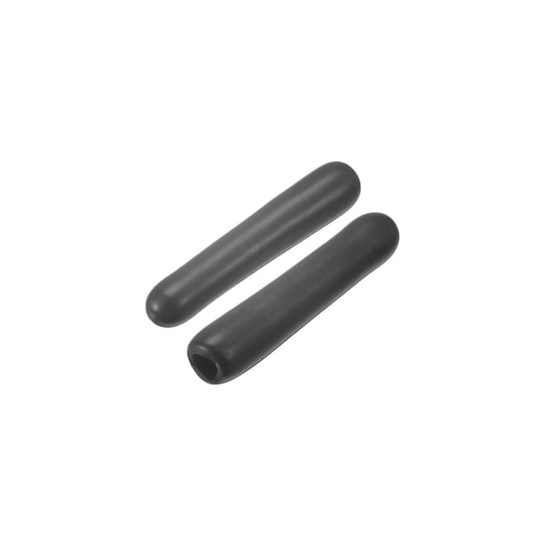 100 stk Gummi endehætter Rund skruetrådbeskytter SORT 100 STK black 100pcs