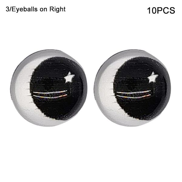 Dolls Eyeballs Glass Dolls Eyes ÖGONBULLAR PÅ HÖGER3 3 Eyeballs on Right3