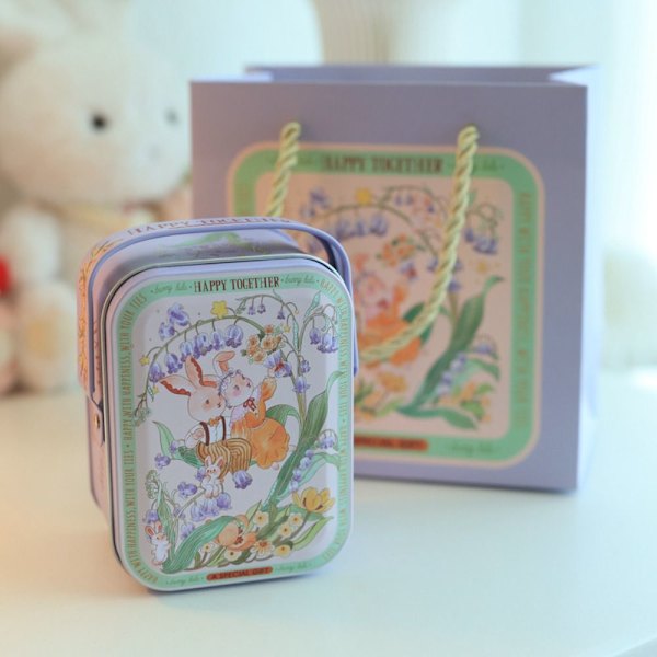 Candy Tin Box Förvaringsburk 7 7 7