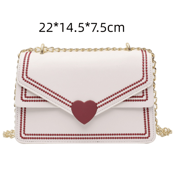 Messengerbag Skulderveske HVIT white