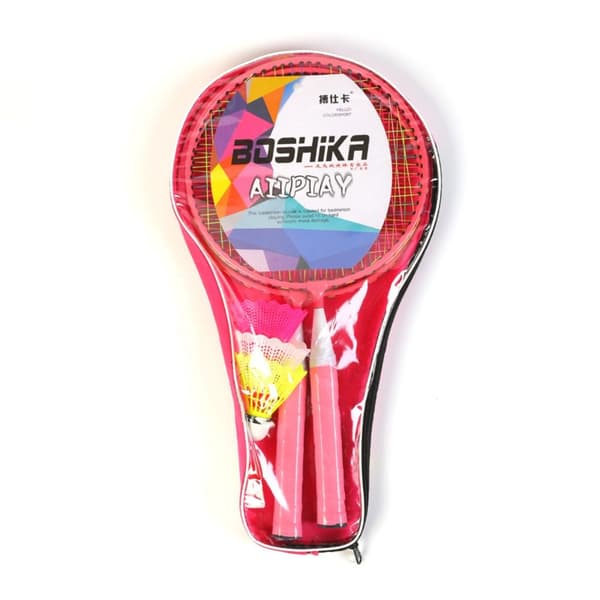 Barn Badmintonracketar Barn Badmintonset ROSA pink