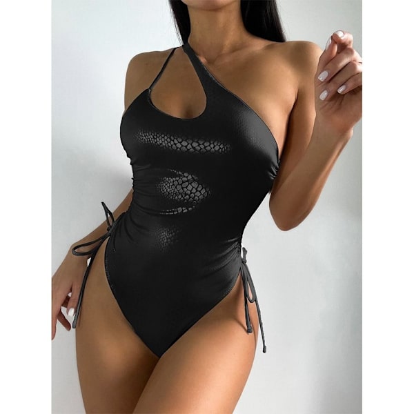 Badetøj Bikini Sæt SORT S Black S