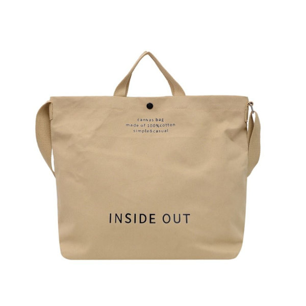 Kanvasväska Axelväskor KHAKI khaki