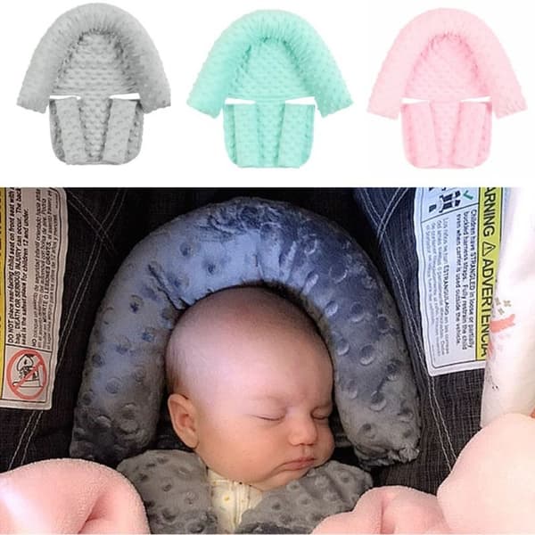 Baby Support Pillow Cushion Säkerhet Nackkudde VIT white