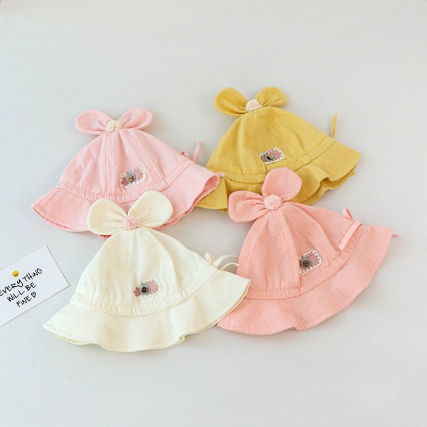 Girls Bucket Hat Baby lippalakit ORANSSIT orange