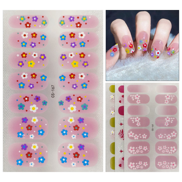 Franske negleklistremerker Nail Art Sticker 2 2 2