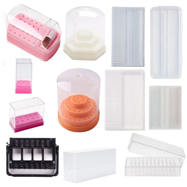 Negleborholder Negleslibebits Etui 5 5 5