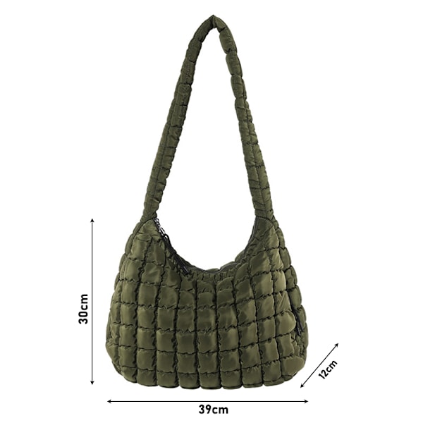 Pilvilaukut Tikattu kantolaukku naisille ARMY GREEN Army Green