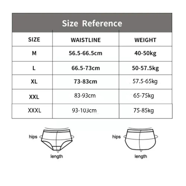 Shaping Hip-Lifting Pants Mage-Shrinking Trosa SVART XL black XL