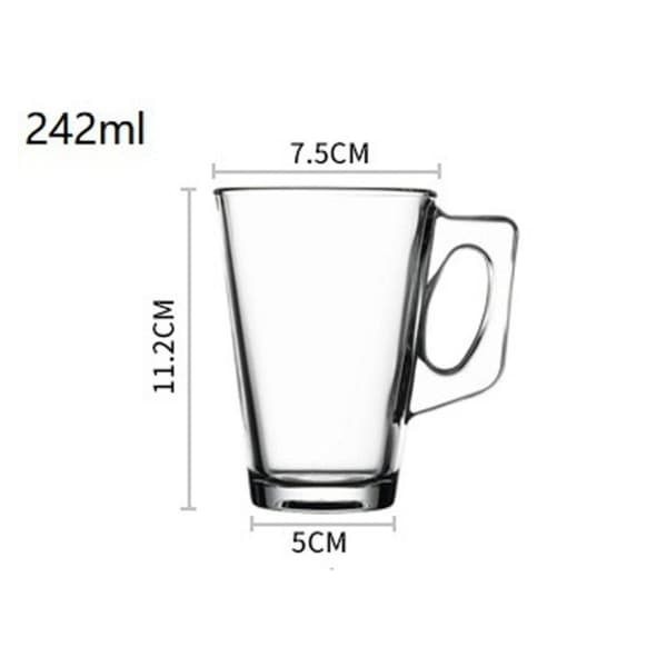 1 st Mugg Kopp Glas Kopp Varma Drycker Muggar