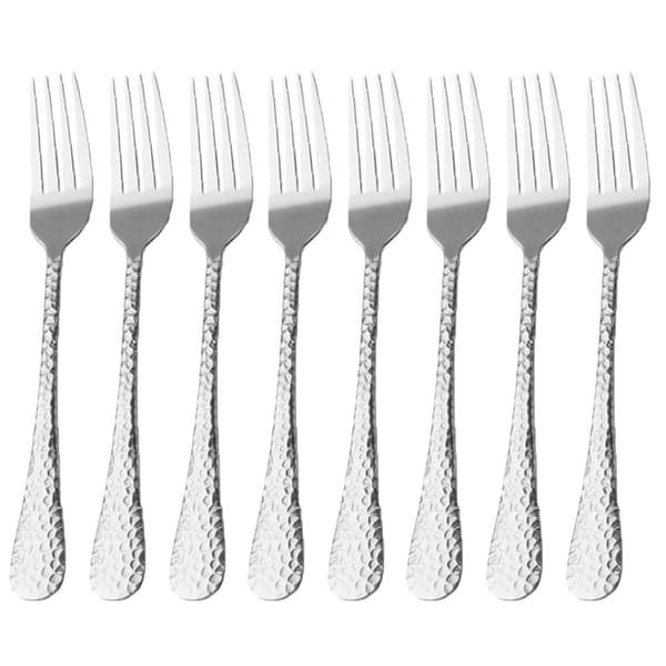 8 st Salladsgafflar Middagsgafflar SILVER Silver