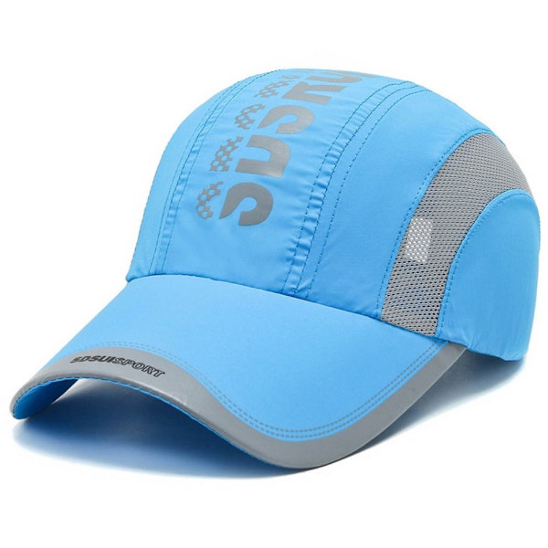 Snabbtorkande sporthatt Printed cap BLÅ blue