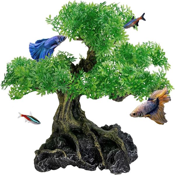 Konstgjorda vattenväxter akvariumväxter Aquarium Bonsai Tree