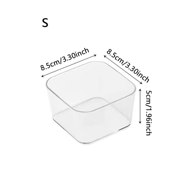 1 stk Skrivebordsopbevaringsorganer Makeup Organizer Box S S S