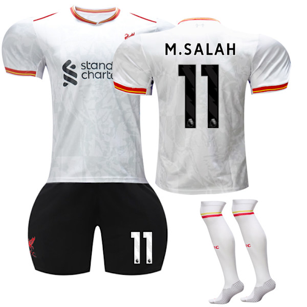 Liverpool Bortefodboldtrøje Sæt til Børn 2024-2025 med Strømper Nr. 11 Salah 16