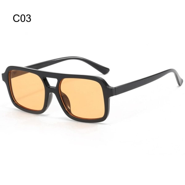 Retro Leopard Solbriller Mænds Firkantede Solbriller C03 C03 C03