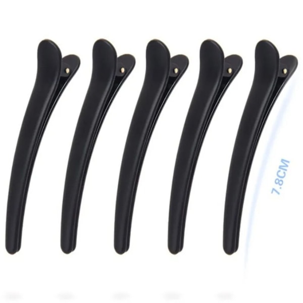 12 kpl Parturi-kampaamon hiusneulat, yksipiikkiset hiusklipsit 12cmbright black
