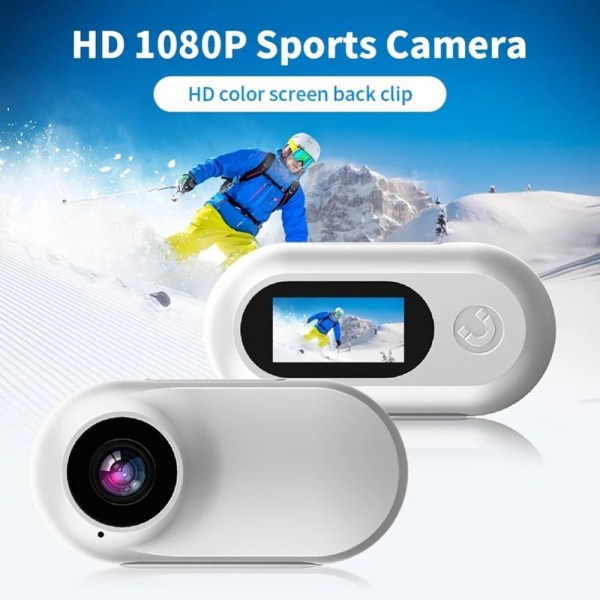 HD 1080P Hundspårhalsband Kattkamerahalsband VIT white
