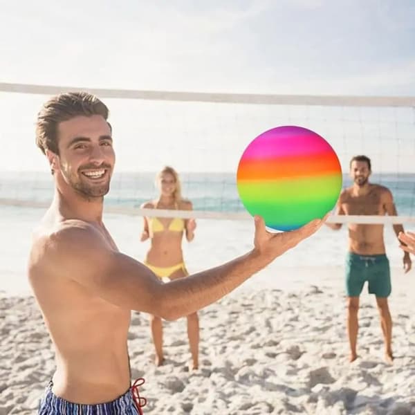Regnbue Strandball Barn Fotball D D D