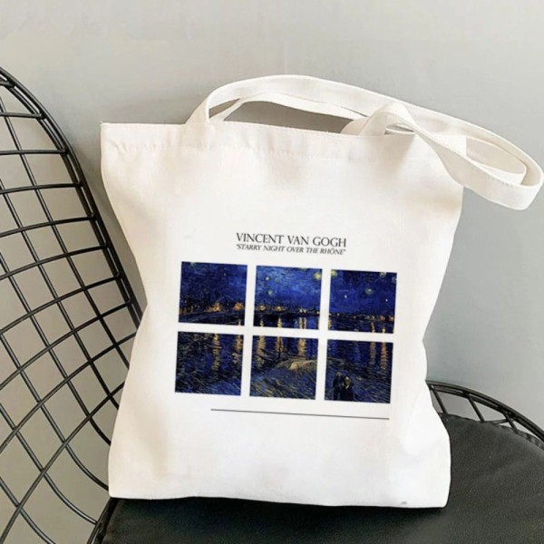 Canvas Tote Bag Ostoskäsilaukku I I I