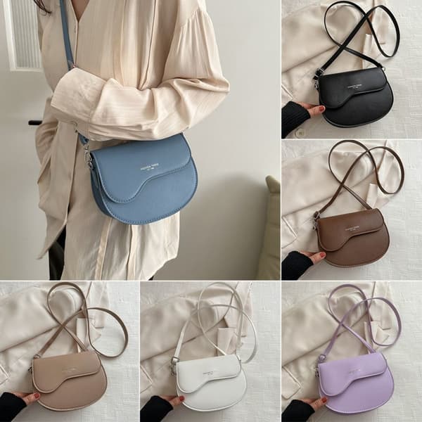 Skulderveske Messenger Bag LILLA purple