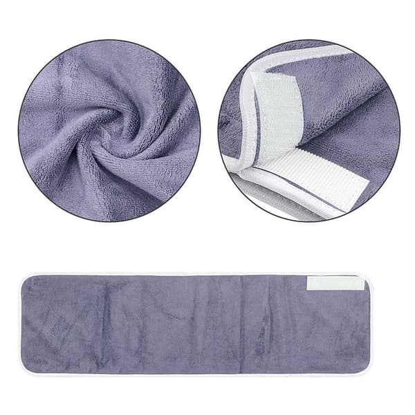 Mikrofiberhåndklæde Hårbånd til Ansigtsmassage LYSEGRÅ Light grey
