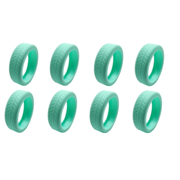 4/8st Bagagehjul Protector Resebagage Caster Skor green 8pcs-8pcs
