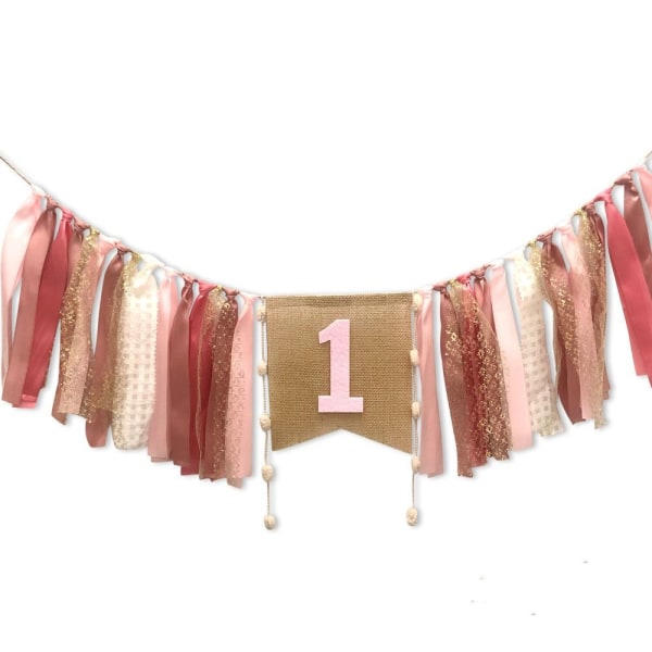 1:a Barnstolsbanner Färgglad tofs Barnstolsbanner STYLE 2 style 2