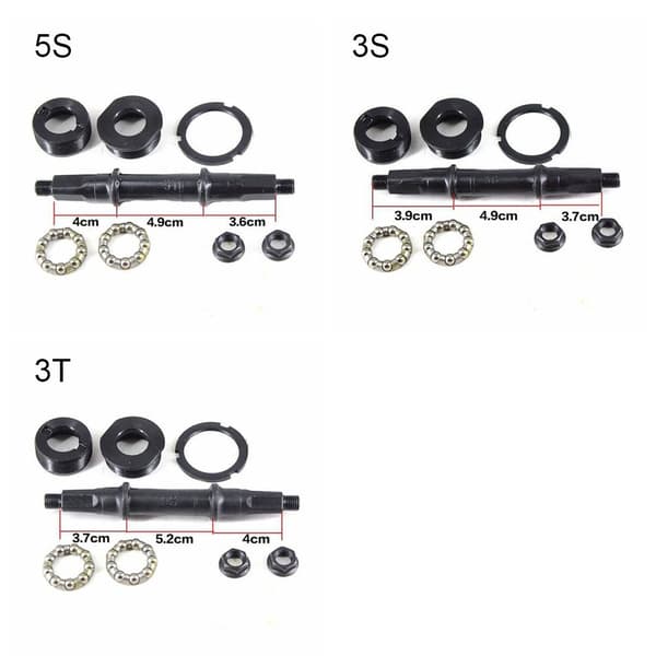 Sykkel krankaksel 3S 3S 3S