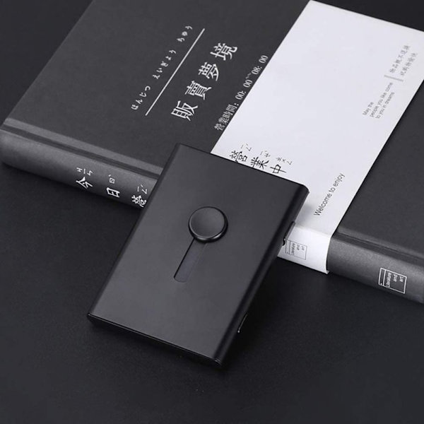 Visitkortetui Visitkortholder SORT black