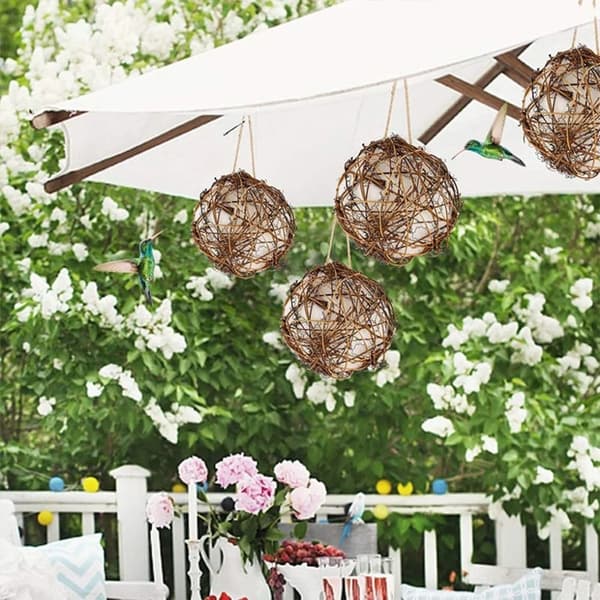 Fuglereder Materiale Bolde Rattan Bold Legetøj 10CM 10CM 10cm