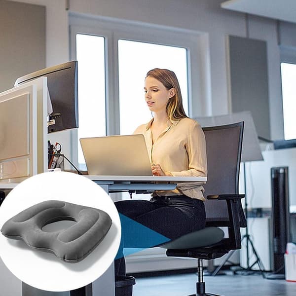 Sædehynde Pude Massagepude GRÅ grey