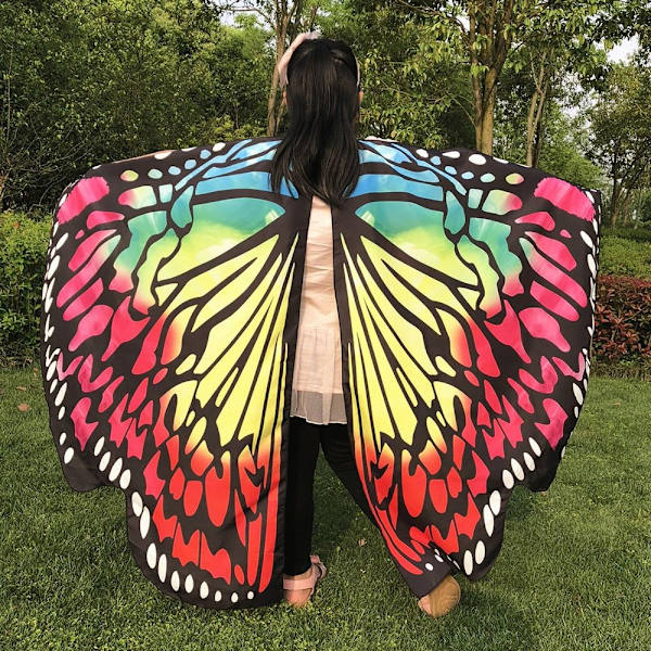 Butterfly Cape Butterfly Wings Sjal 04 04 04